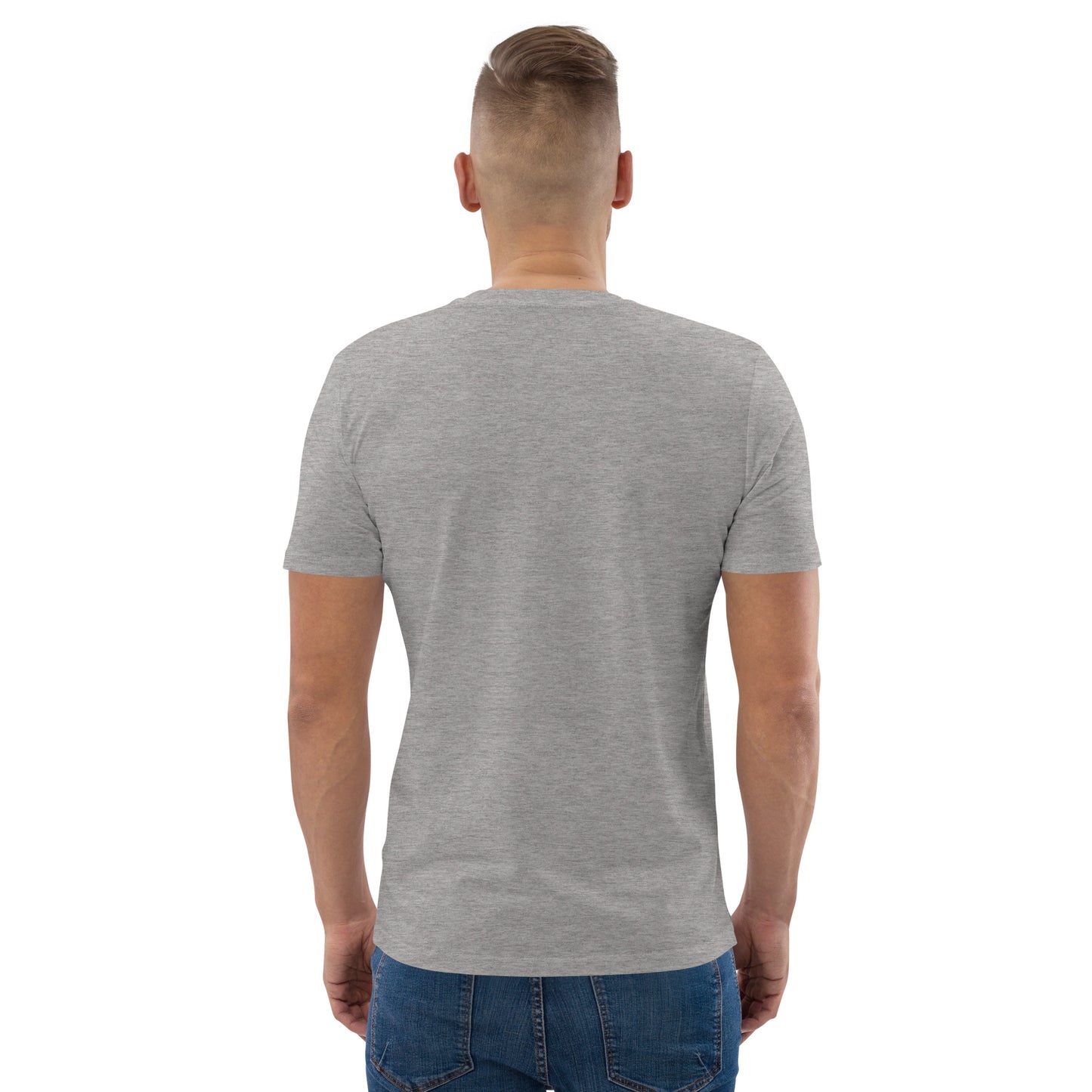 nofinancieros gris/blanca - Camiseta de algodón orgánico unisex