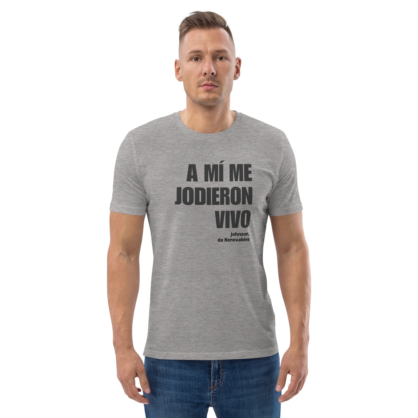 Jonshon Renovables Impact - Camiseta de algodón orgánico unisex