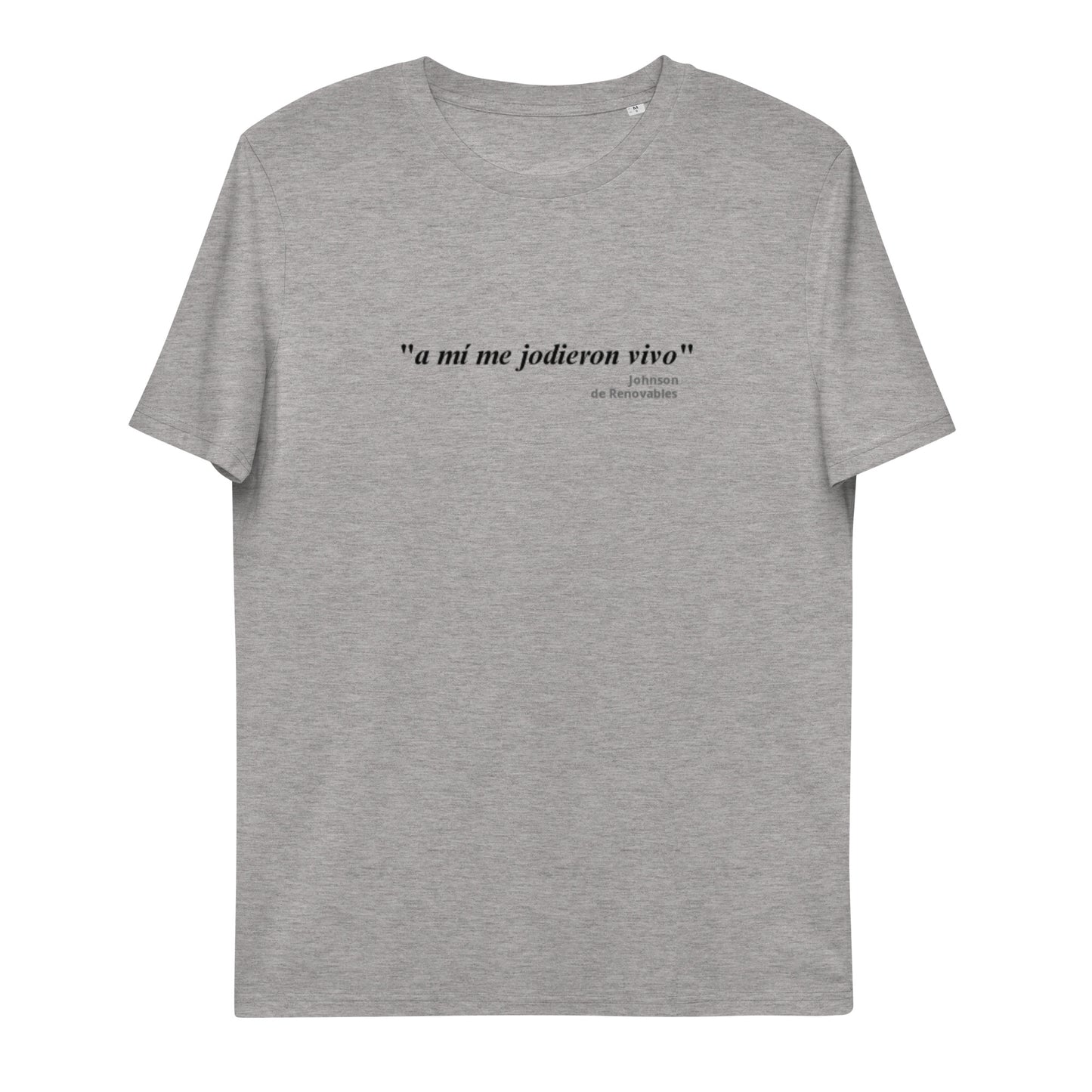 Johnson de Renovables low profile - Camiseta de algodón orgánico unisex