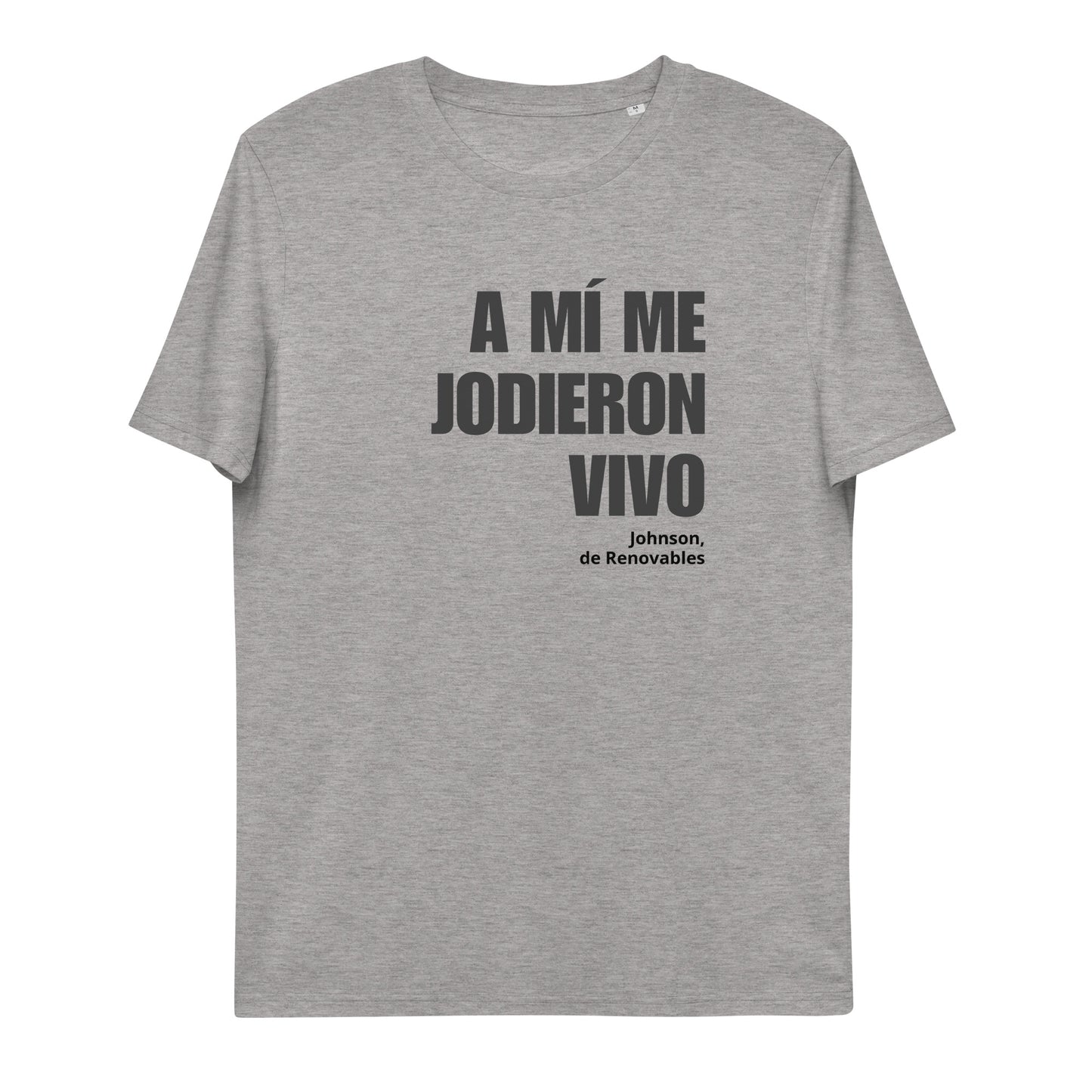 Jonshon Renovables Impact - Camiseta de algodón orgánico unisex