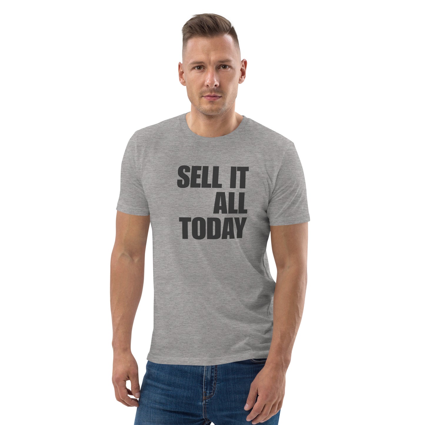 Sell it all Impact - Camiseta de algodón orgánico unisex