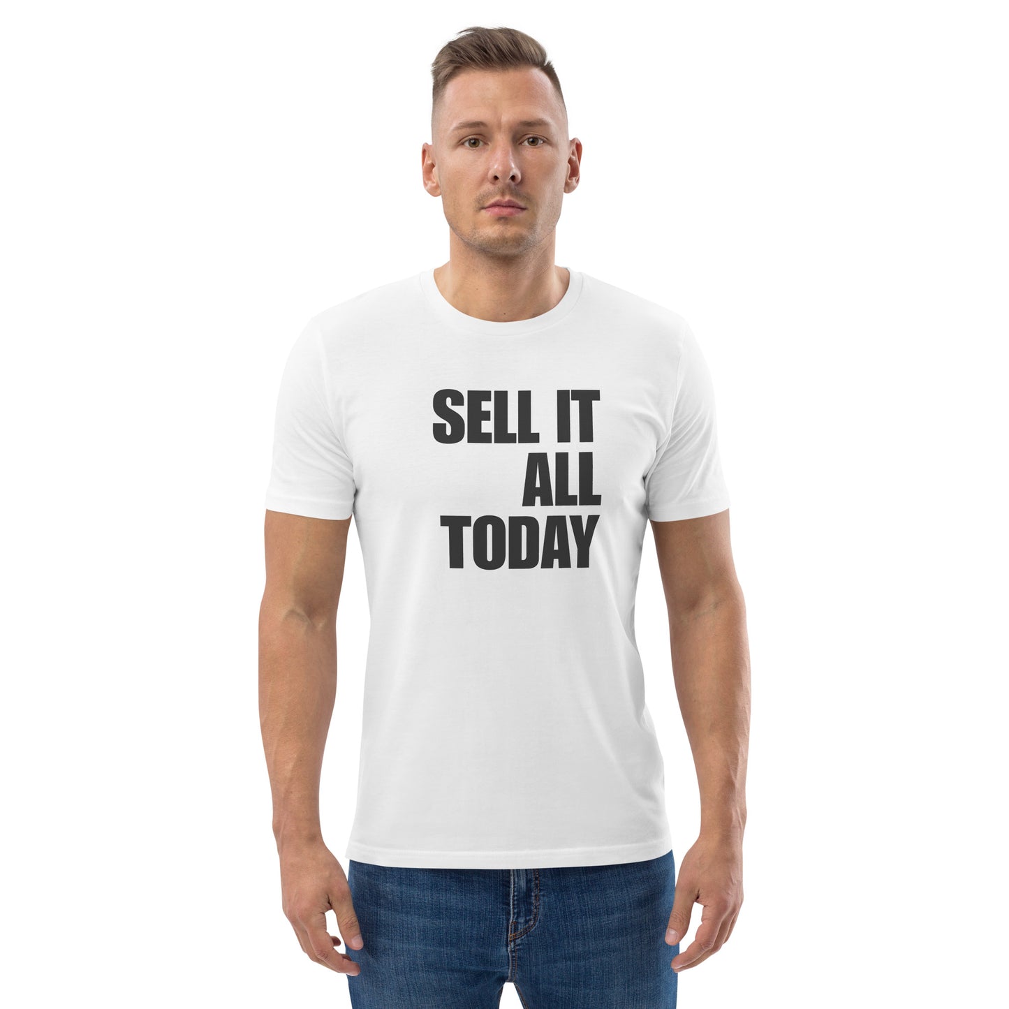 Sell it all Impact - Camiseta de algodón orgánico unisex