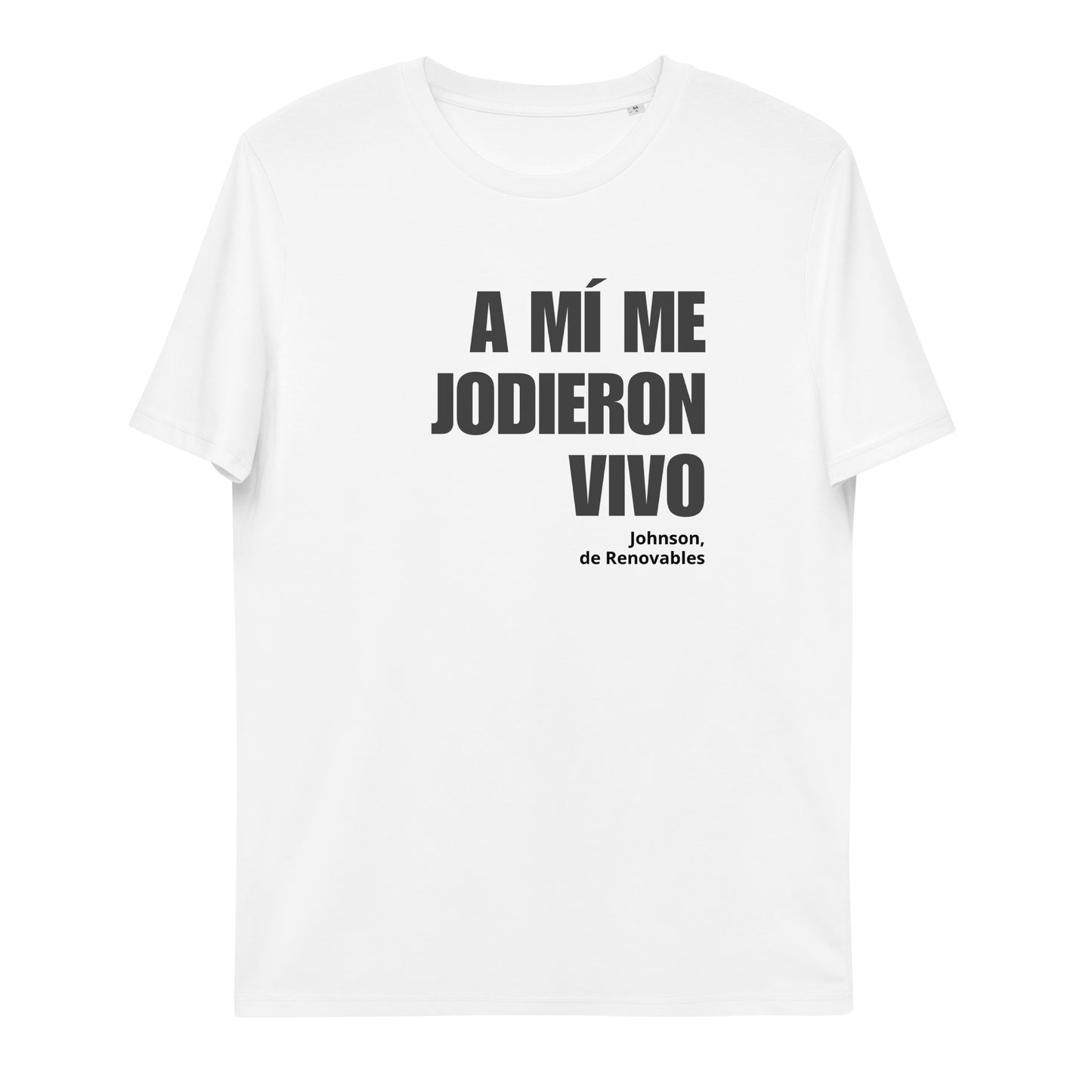 Jonshon Renovables Impact - Camiseta de algodón orgánico unisex