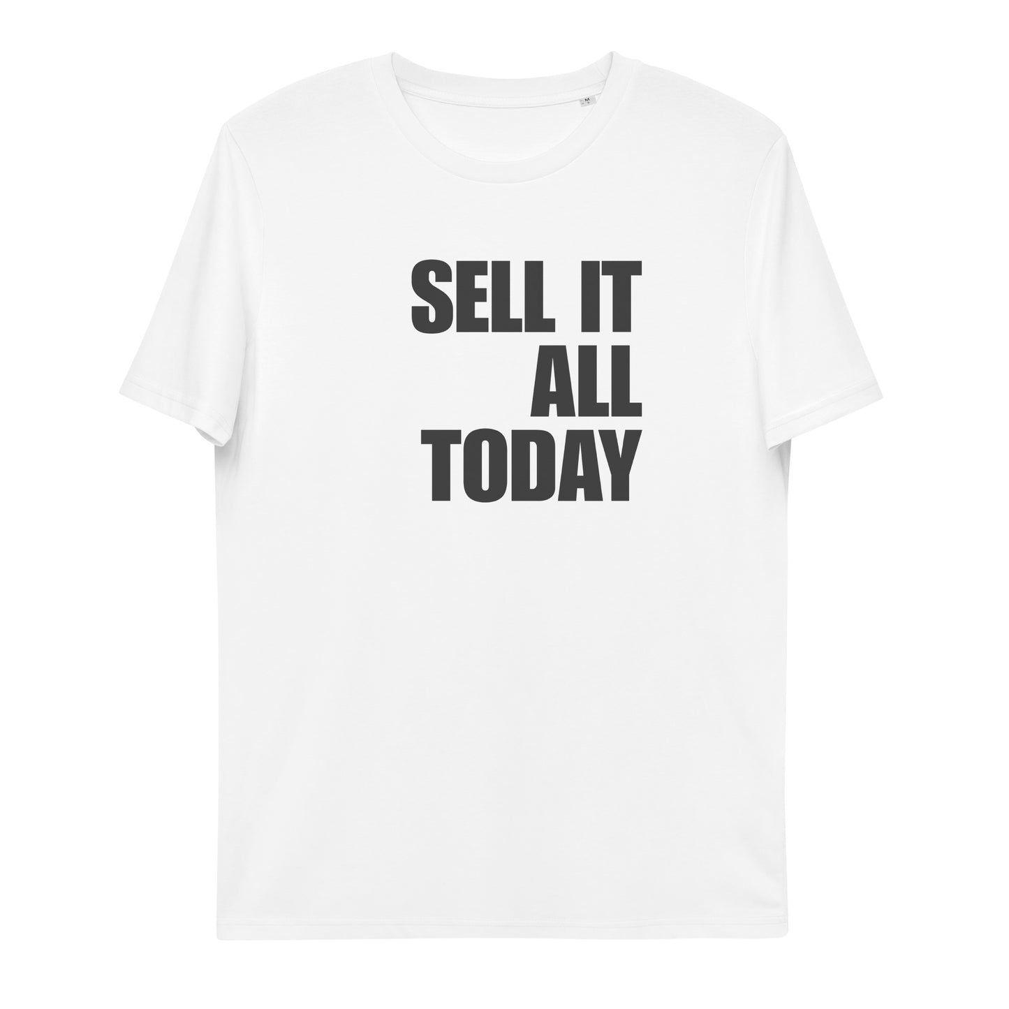 Sell it all Impact - Camiseta de algodón orgánico unisex