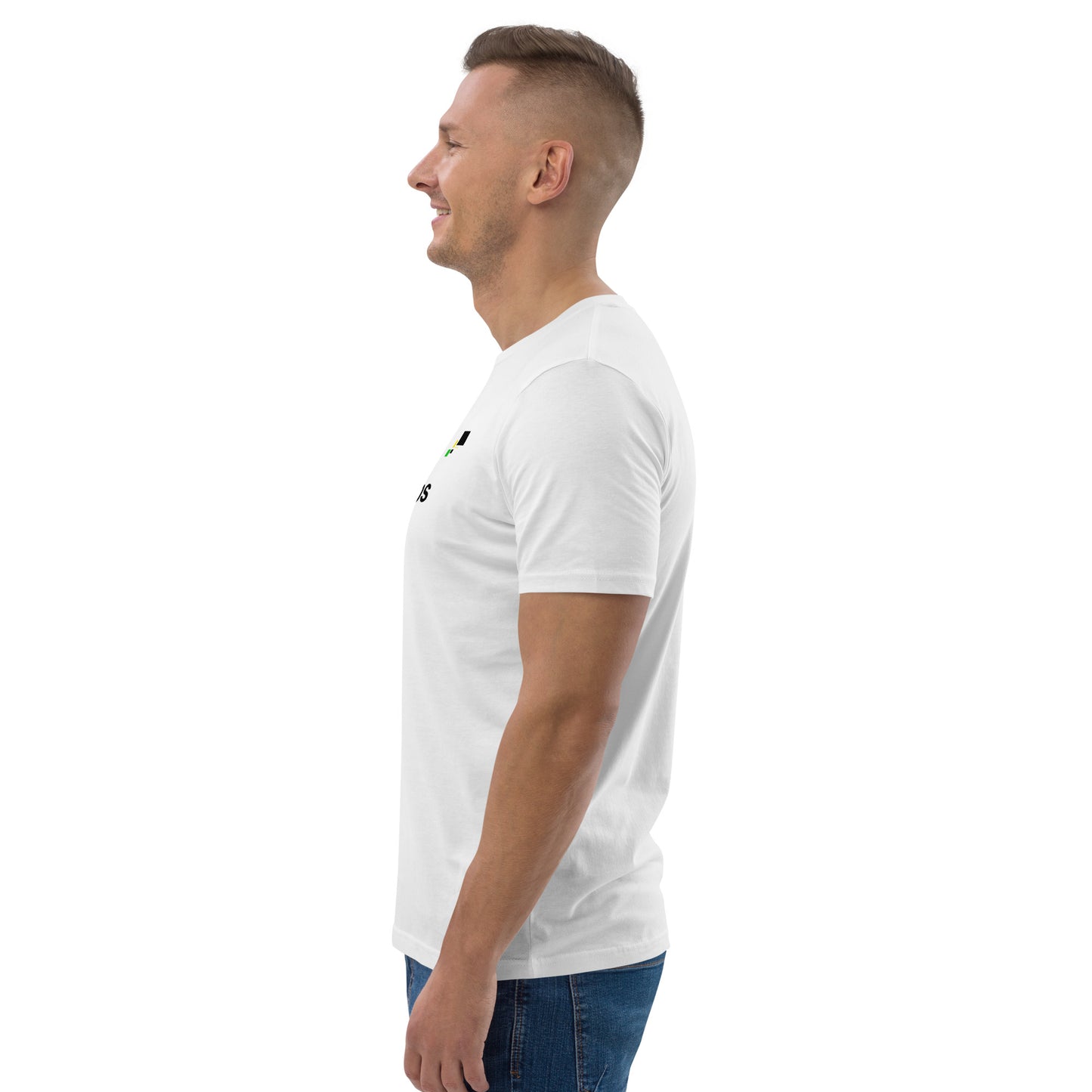 nofinancieros gris/blanca - Camiseta de algodón orgánico unisex